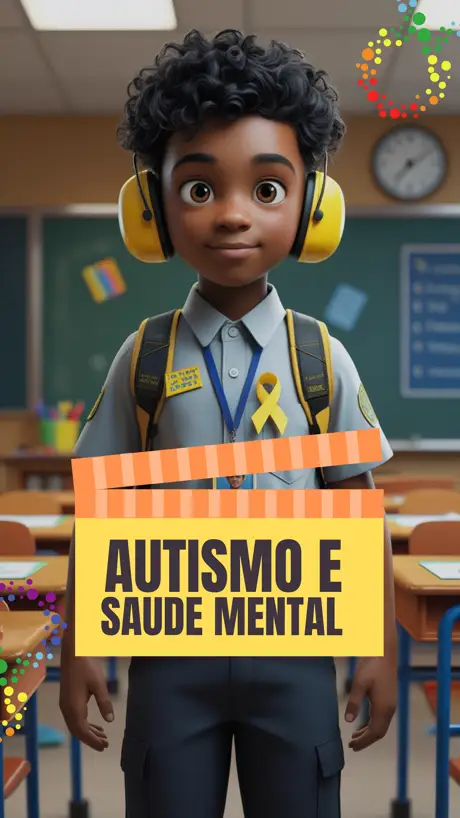 Capa do vídeo: Autismo e saúde mental